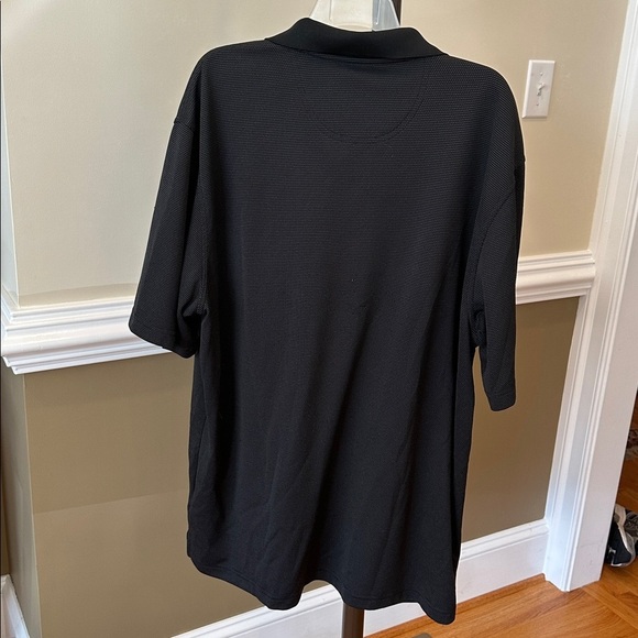Greg Norman Collection Black Striped Polo - Picture 2 of 3